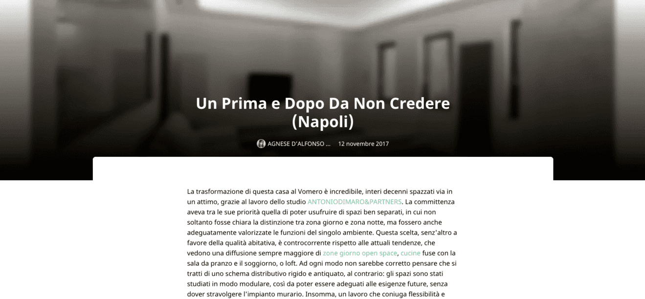 Prima e dopo da non credere a Napoli homify
